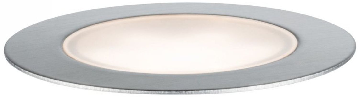 Paulmann No. 93953 Plug&Shine Bodeneinbauleuchte Floor Eco IP65 Warmweiß Silber Bild 1