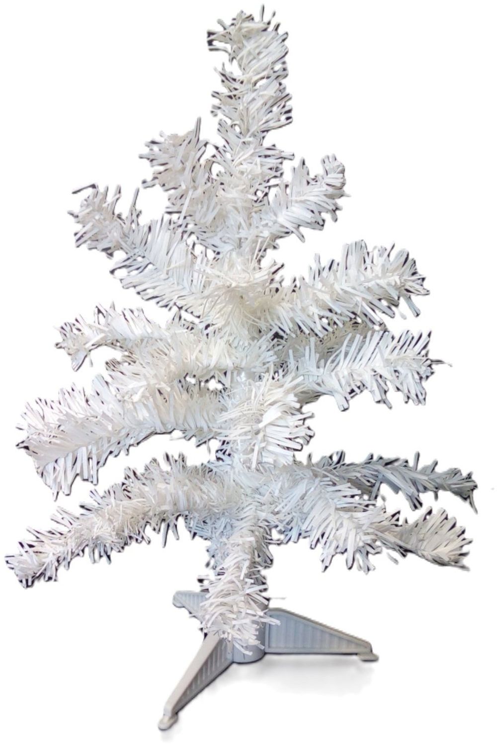 Künstlicher Weihnachtsbaum weiß 60cm Weihnachtsdeko Tannenbaum Christbaum Tanne Bild 1