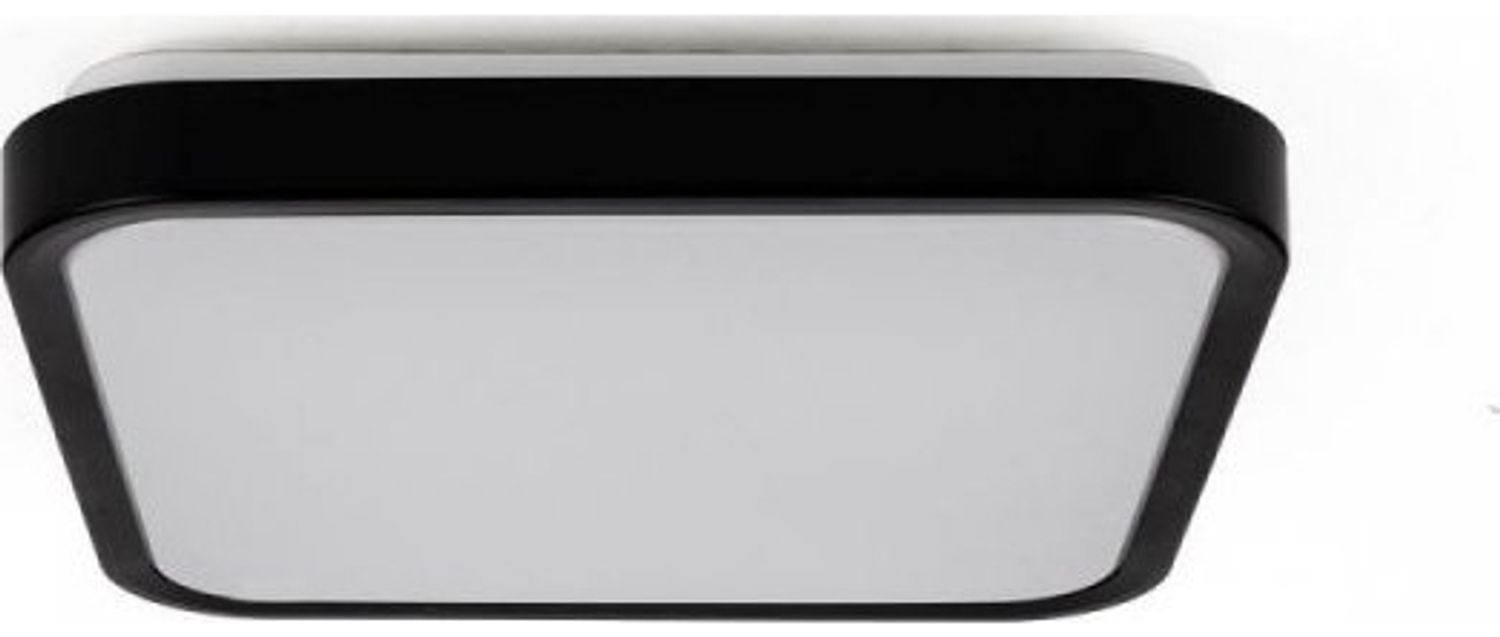 V-TAC Deckenleuchte VT-8630B 48W LED quadratisch 42x42 cm IP44 schwarz 3000K 5160 lm Bild 1