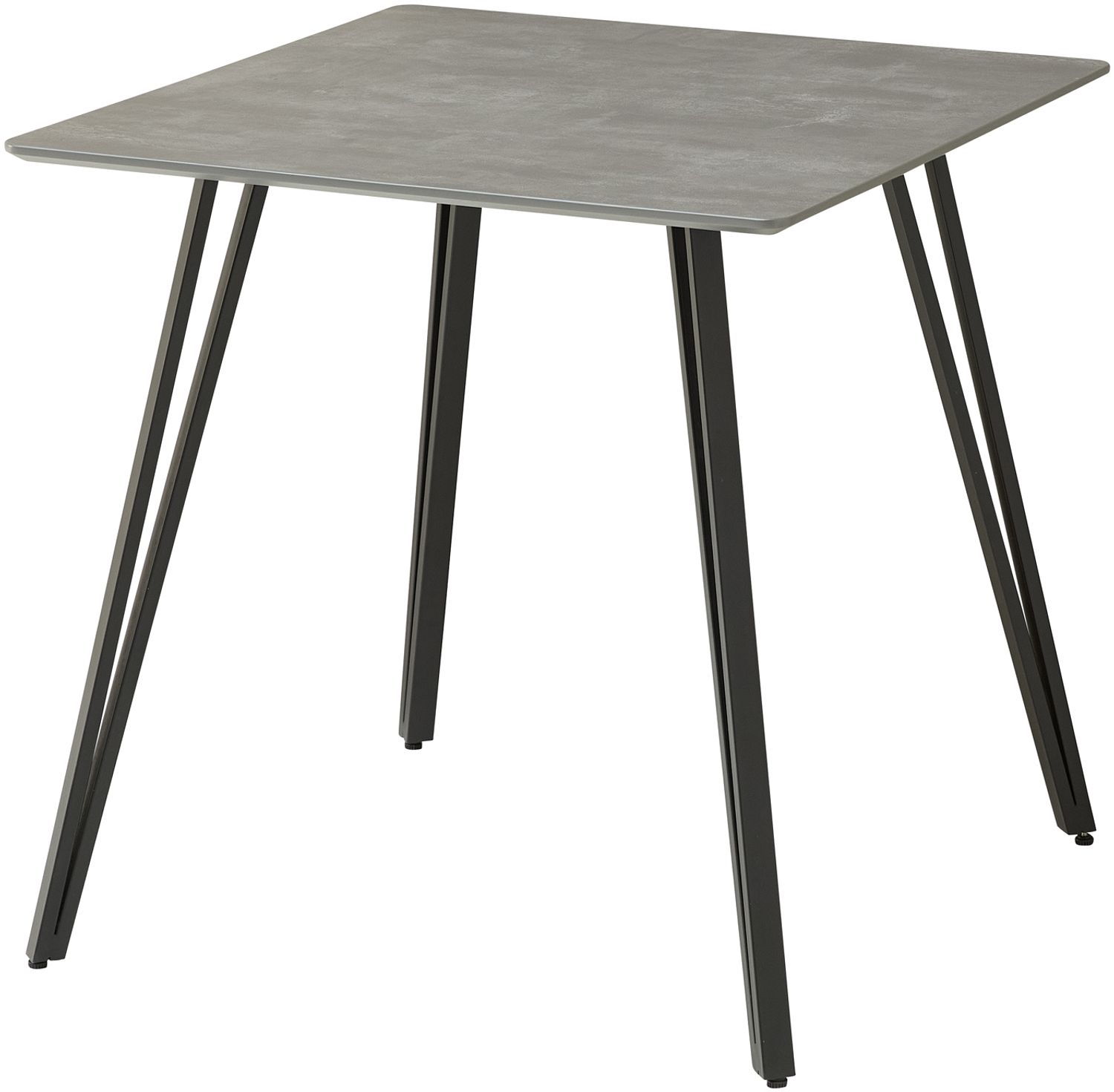 Stolkom Esstisch FIETE - Esszimmer in Betonoptik-Schwarz Bild 1