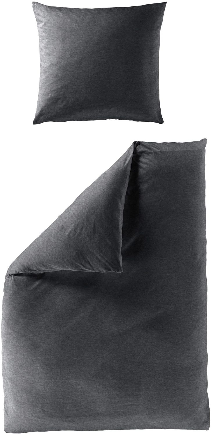 BIERBAUM Bettwäsche 4135, Jersey, 2 teilig, Jersey-Melange, bügelfrei, designed in Germany Bild 1