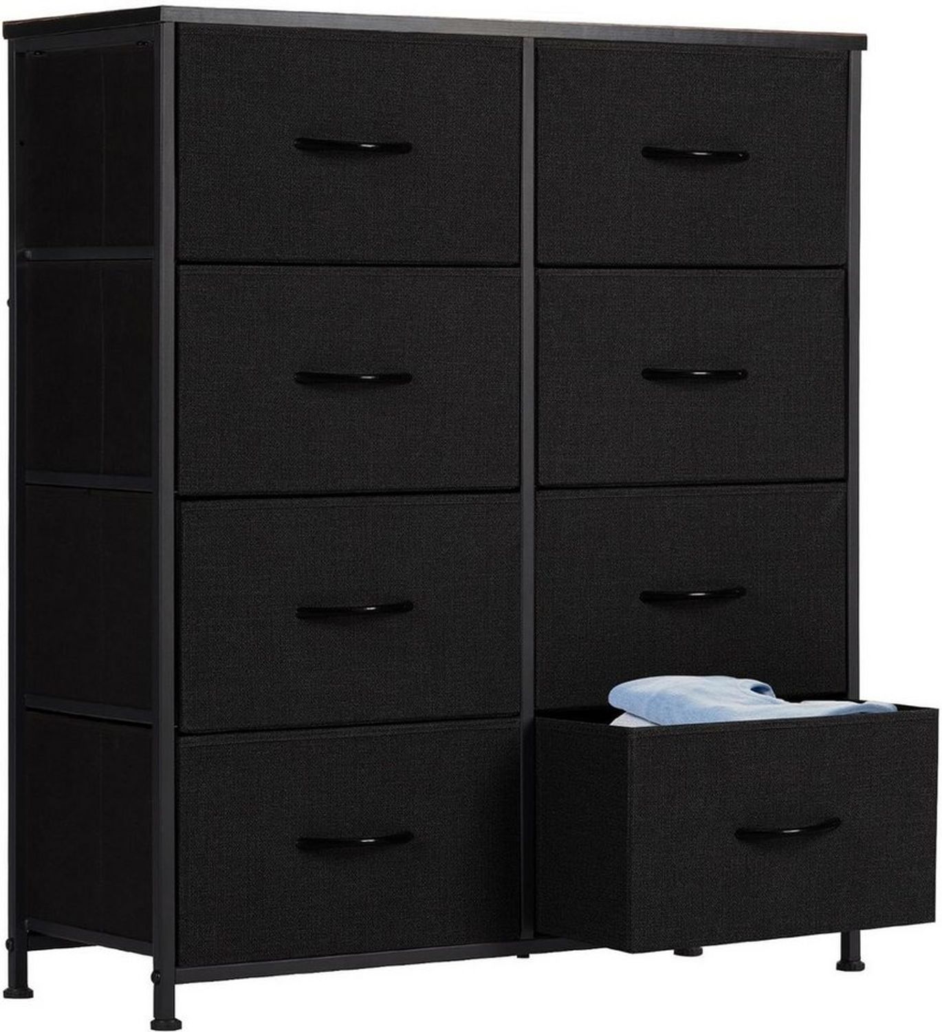 DUMOS Schubkastenkommode Kommode mit 8 Schubladen Stoffkommode mit Stabilem Stahlrahmen, 8 Schubladen Bild 1