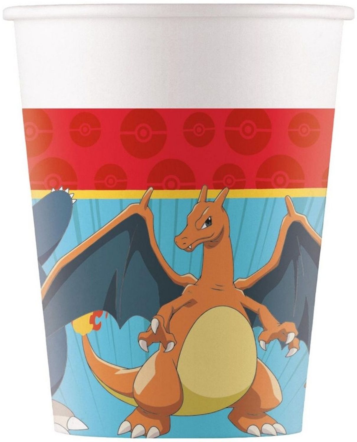 Procos Becher Pokémon - 8 Pappbecher - Füllmenge ca. 200 ml, Papier Bild 1