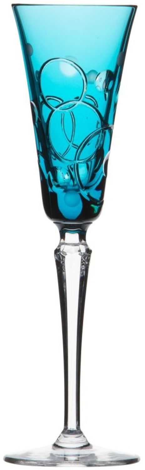 Sektglas Kristall Circle azur (26,5 cm) Bild 1