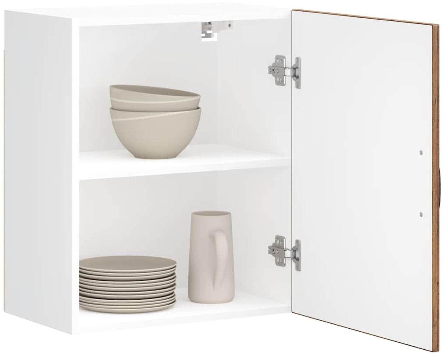 vidaXL Küchen-Hängeschränke 2 Stk. Lucca Altholz-Optik Holzwerkstoff 853814 Bild 1
