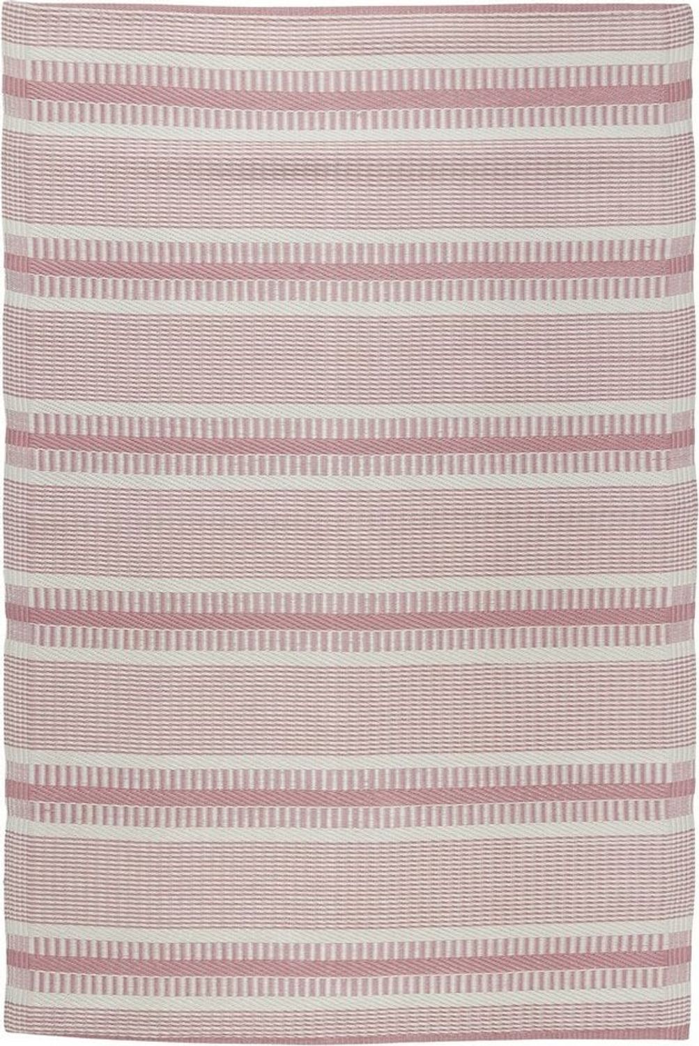 Teppich Läufer Terrasse Balkon 120x180cm Rosa Weiß Kunststoff Ib Laursen 2832-07 Bild 1