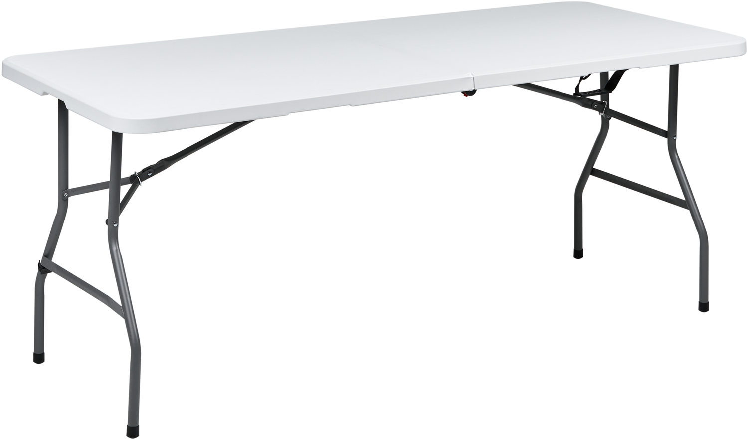Gartentisch für 6 Personen CUGNOLI 180 cm 74 cm Weiß Bild 1