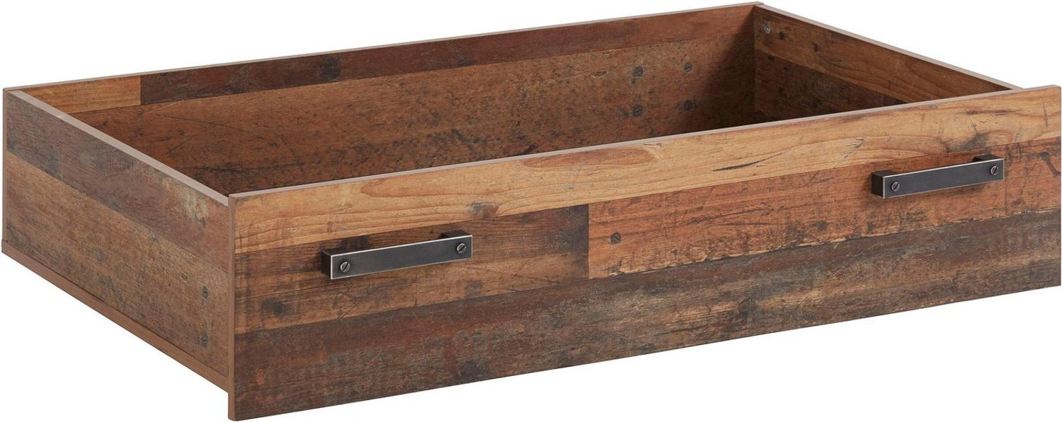 FORTE Clif Rollschublade für Bett, Holzwerkstoff, Braun, 104,1 x 24 x 67,4 cm Bild 1
