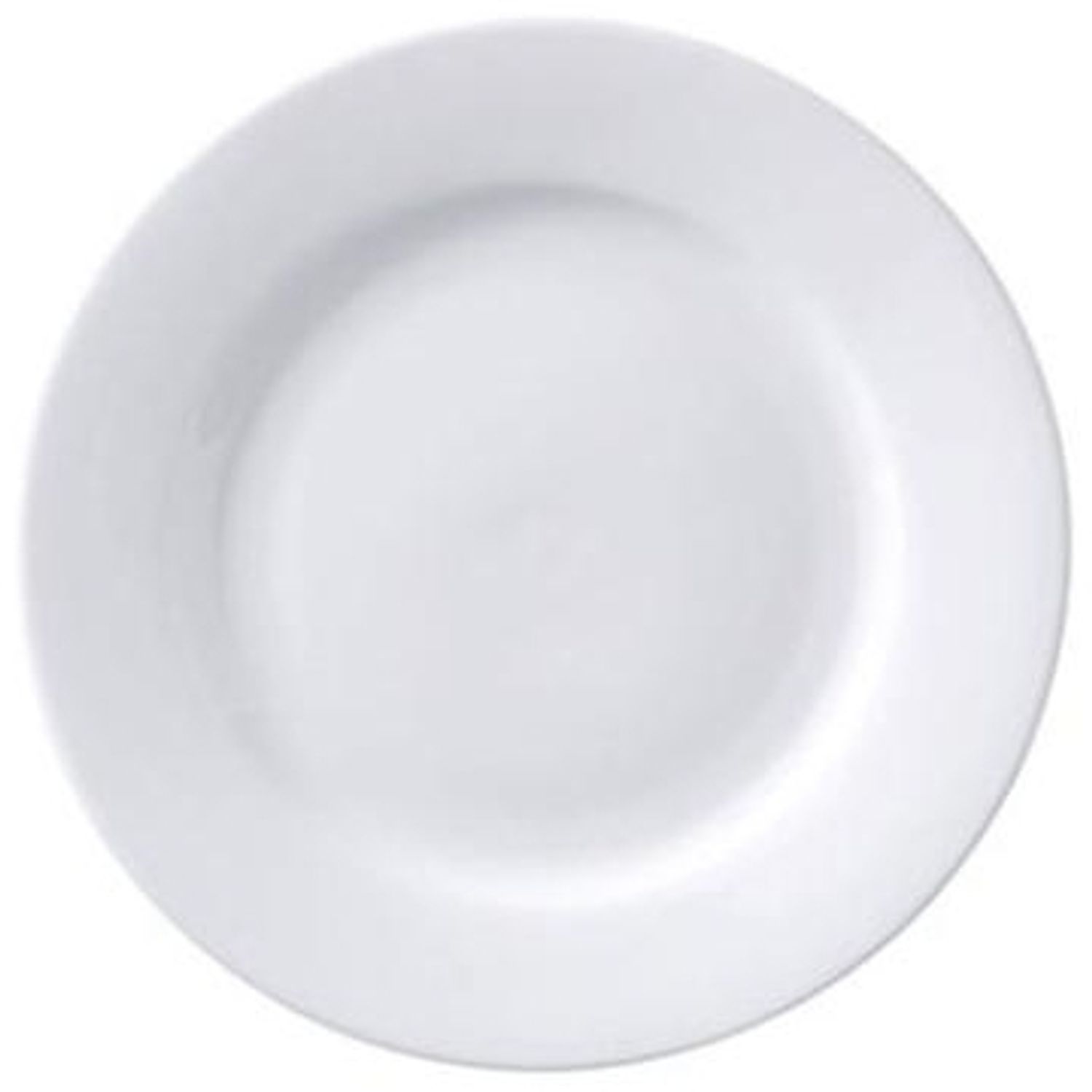 Teller SuperWhite Ø23 cm flach mit Rand Porzellan weiß 4 Stk x 6 Stk/Krt Bild 1