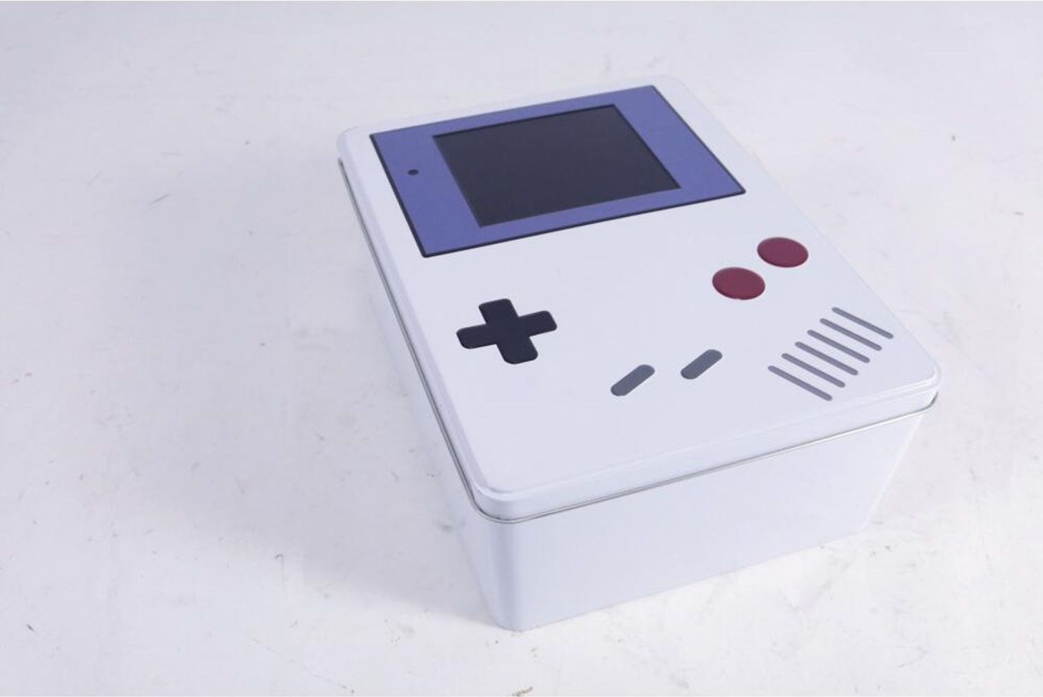 6 x Metalldose Gameboy Box Aufbewahrung Ordnung Behälter Kinder Blech Vorrats Bild 1