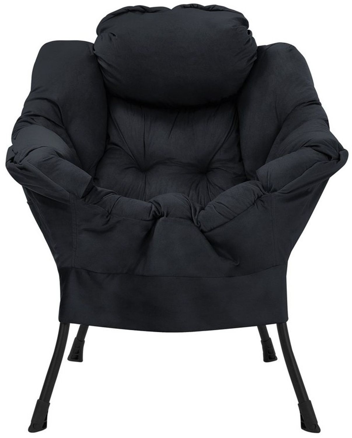 ML-DESIGN Stuhl Wohnzimmersessel komfortabler Polsterstuhl Lounge Sessel Akzentstuhl (1 St), Fernsehsessel mit Kopfkissen ergonomischer Komfortsessel Samt Bild 1