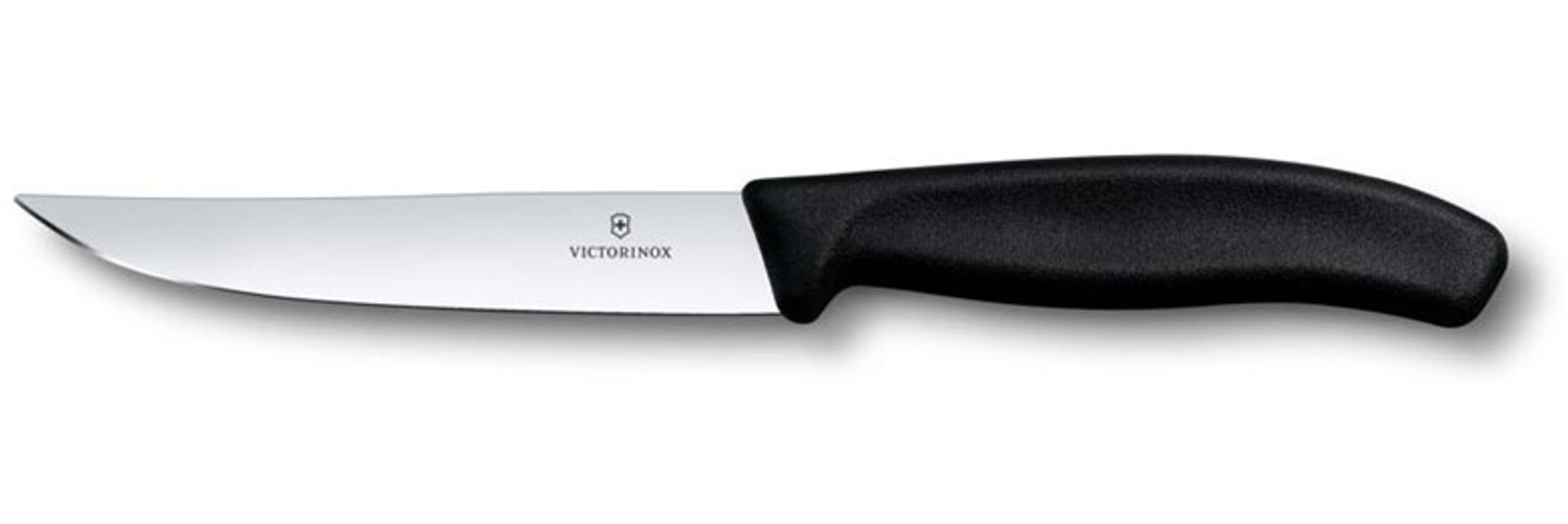 Victorinox Swiss Classic, Steakmesser, 12cm, Gerade, Schwarz Bild 1