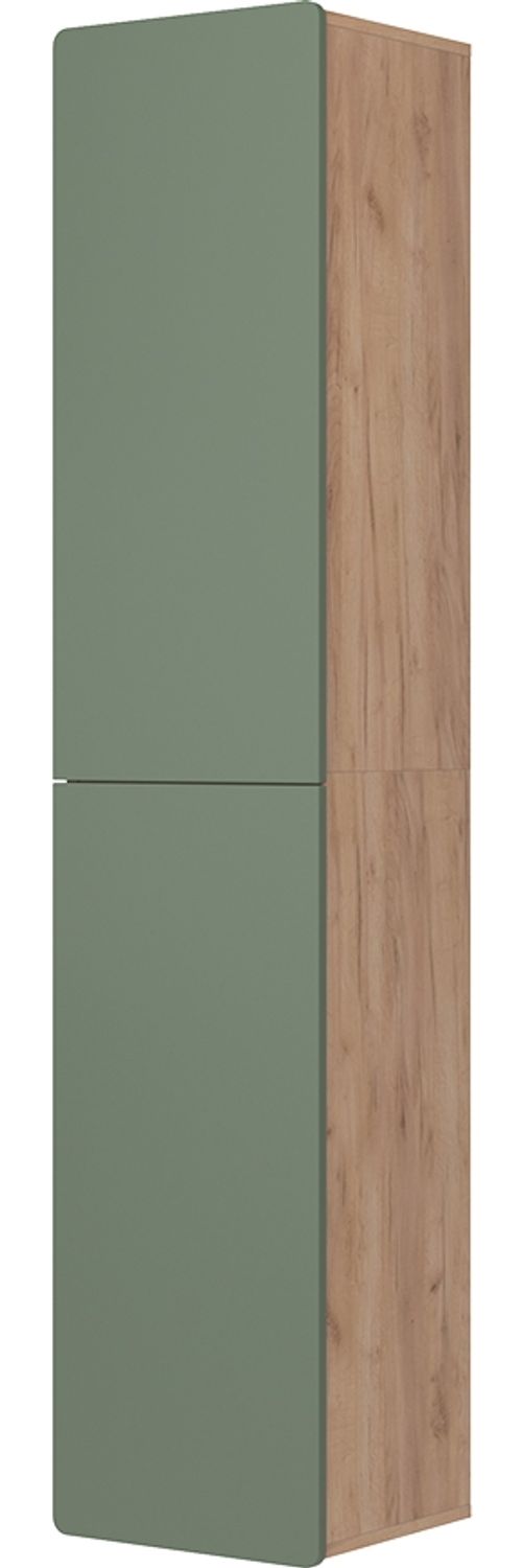 Hochschrank Izan Grün/Goldkraft Eiche 36.6 x 171.6 cm Vicco Bild 1