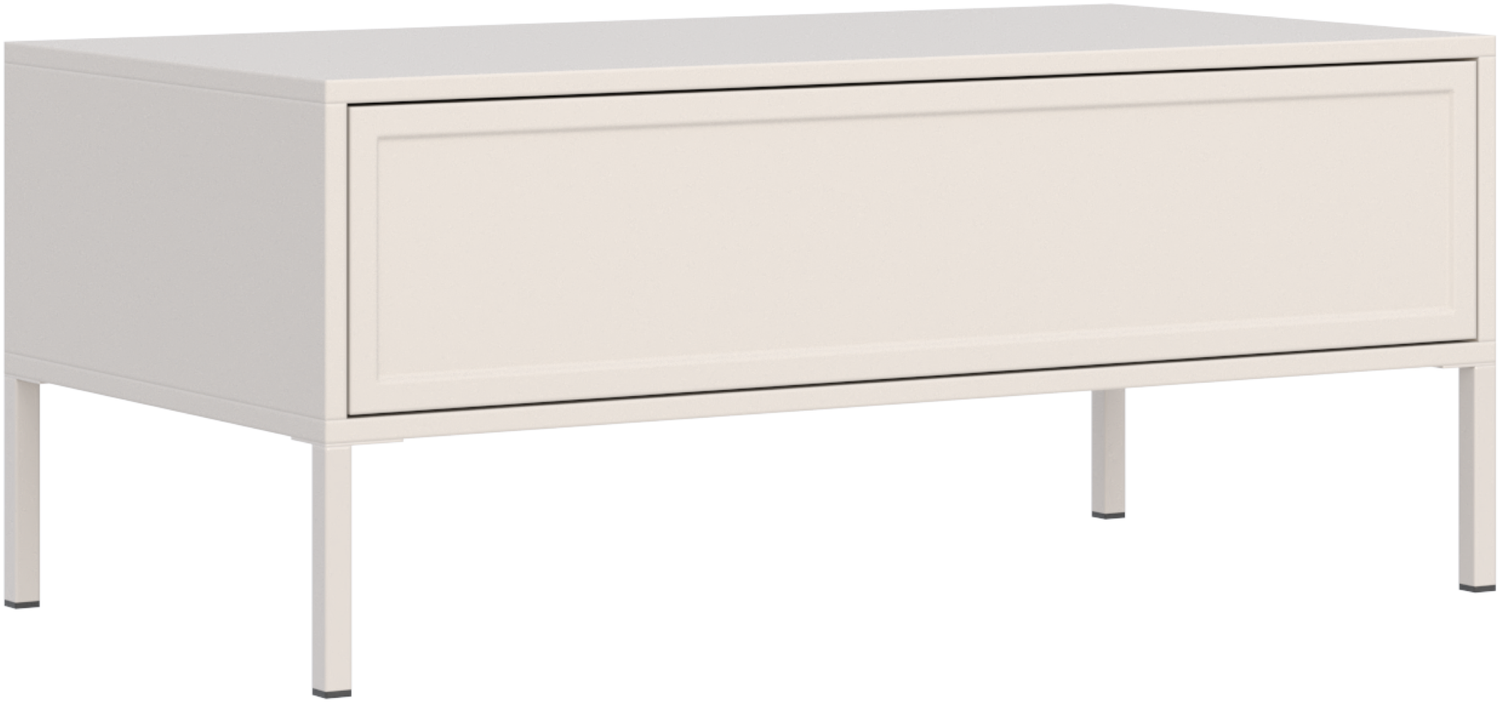 Selsey "Velveto" Couchtisch mit Schublade, kaschmir, 100x50 cm Bild 1