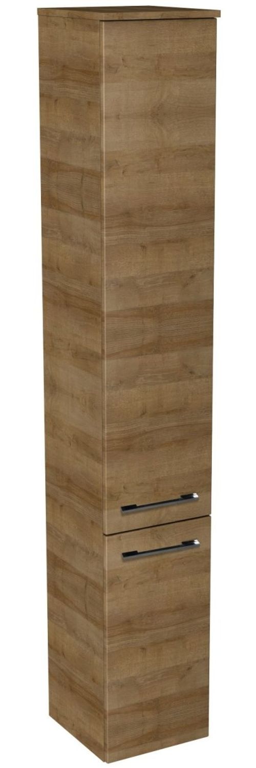 Lanzet Hochschrank 30 cm, links, Hellbraun Bild 1