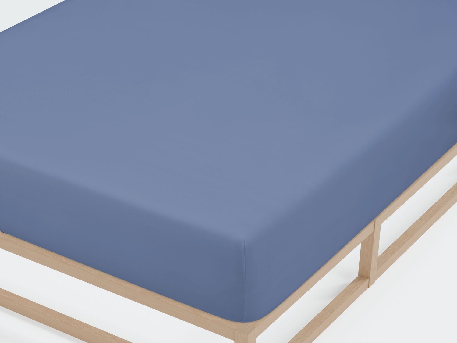 Castell Jersey-Stretch-Spannbetttuch, Ozeanblau, 1x 140x200 cm - 160x200 cm, 140x200 cm Bild 1