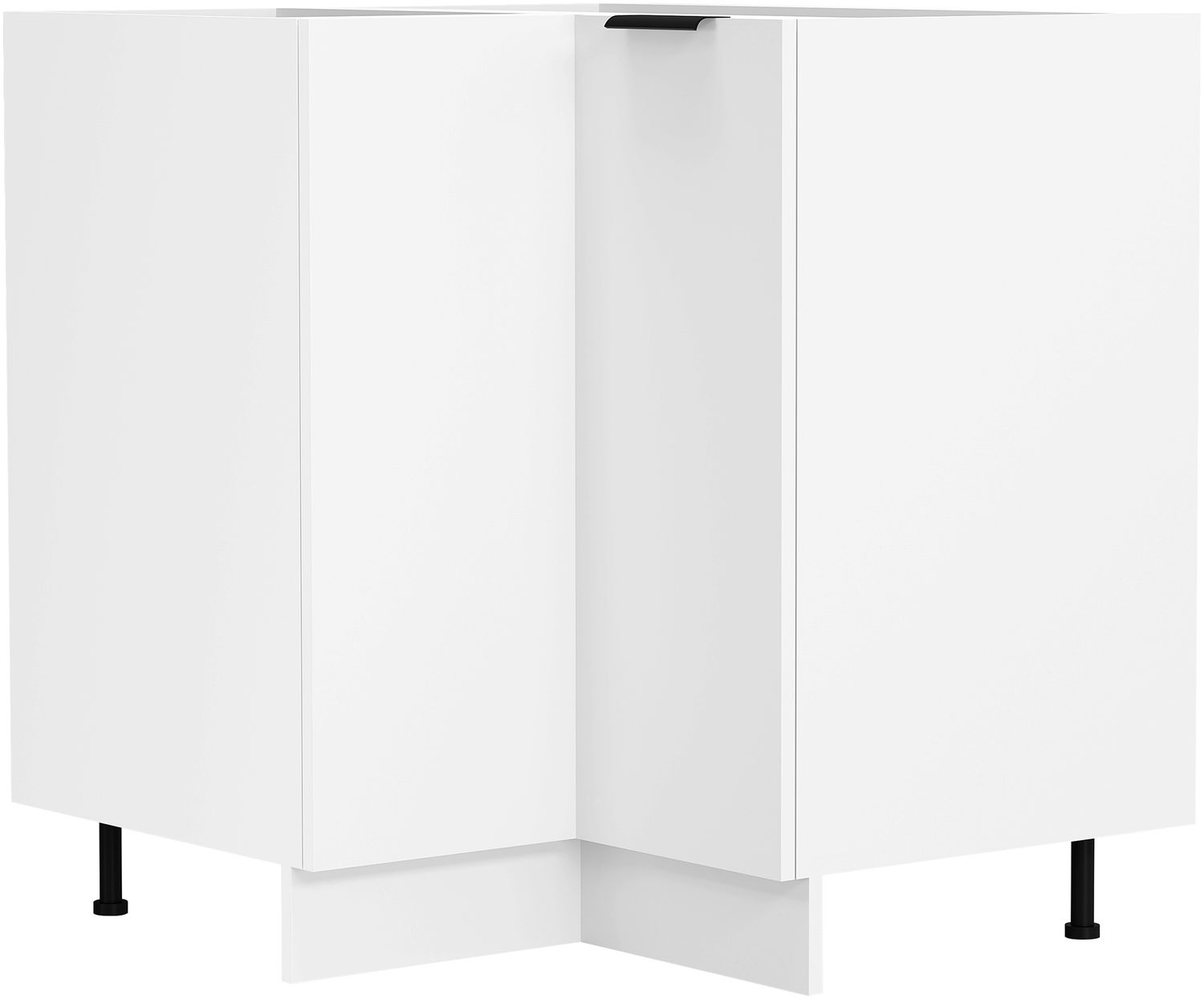 VCM Küchenmöbel Unterschrank Fasola 920535 Weiß H. 82 x B. 76 x T. 76 cm Bild 1