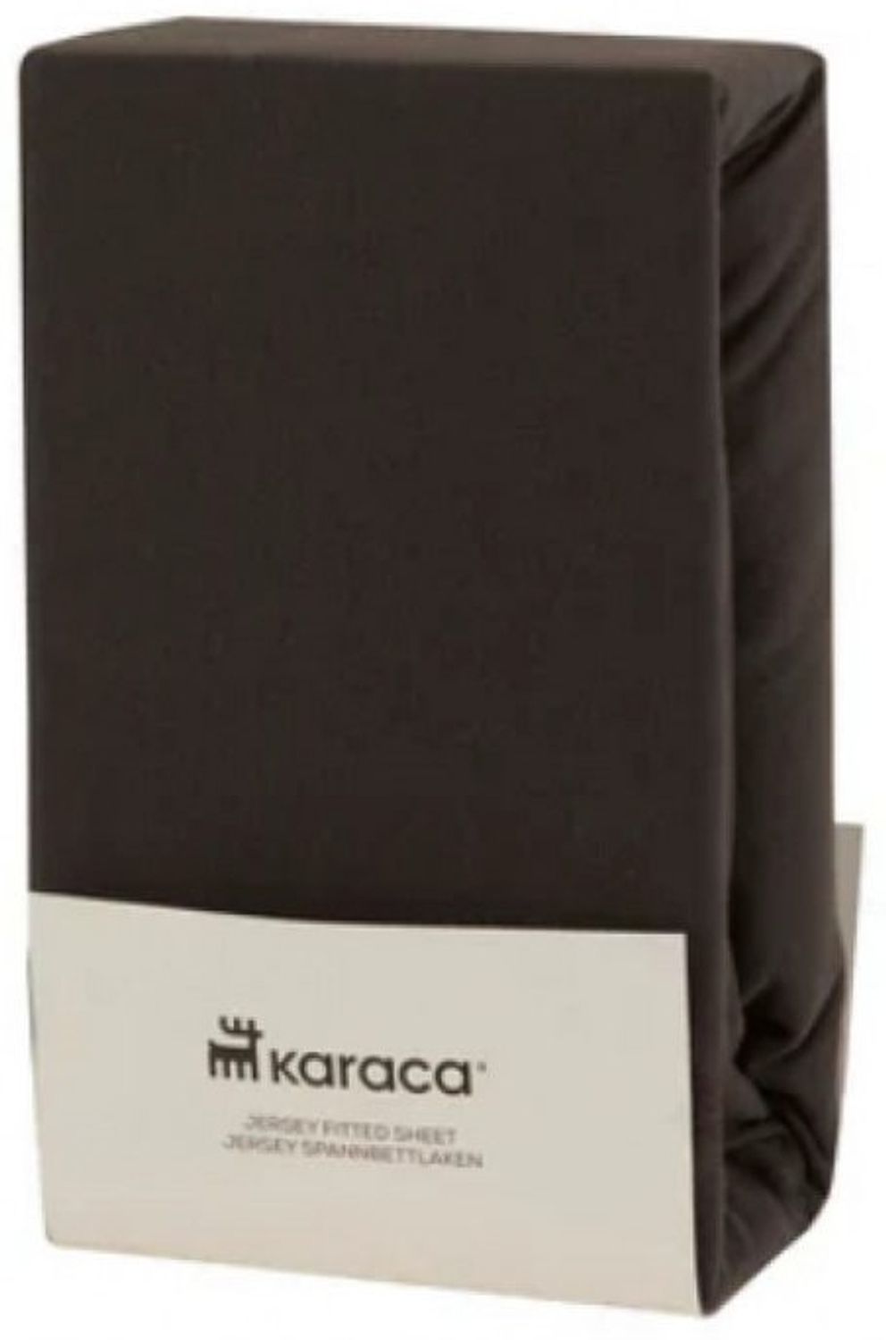 Karaca Bett-Set Karaca Home Jersey Spannbettlaken Bettlaken 120x200+30 cm, Anthrazit Bild 1