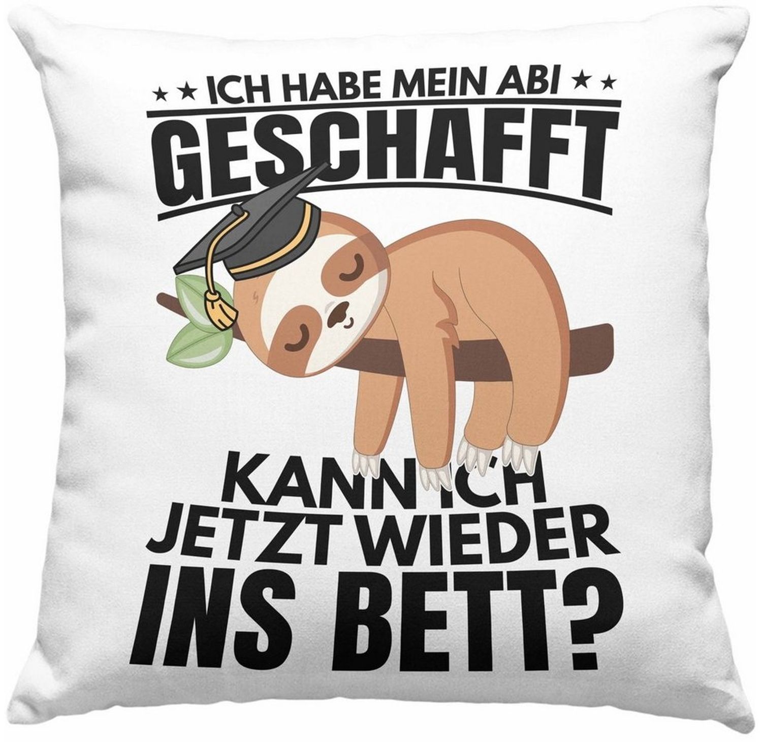 Trendation Dekokissen Trendation - Abi 2024 Geschenk Kissen mit Füllung 40x40 Bild 1