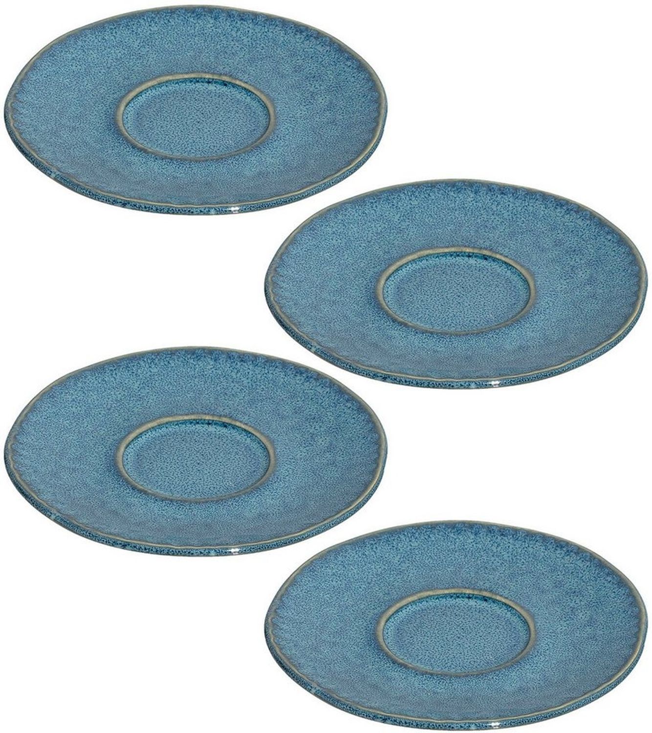 Leonardo MATERA Espressountertasse 11 cm blau 4er Set Bild 1