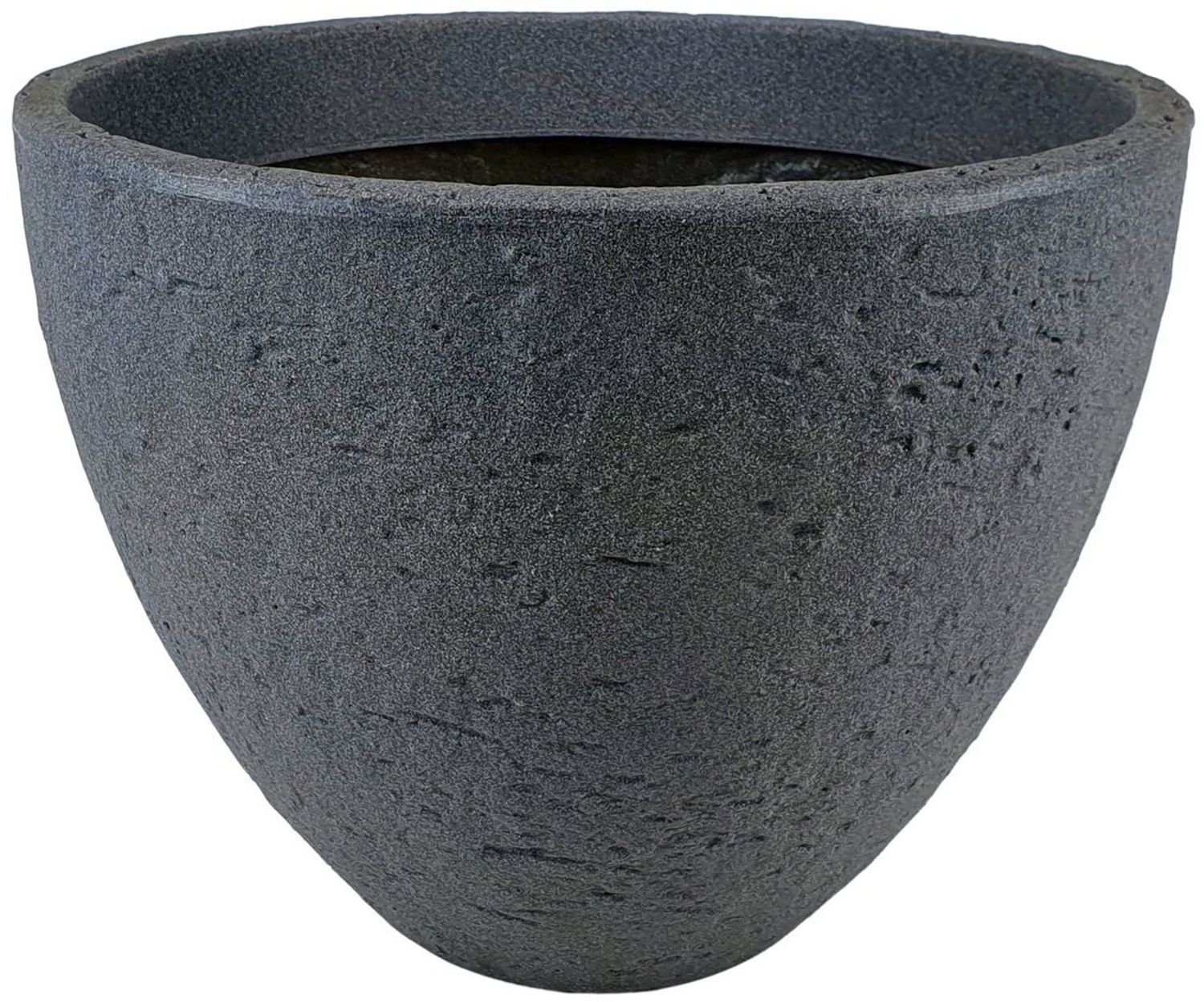 sesua Pflanzkübel Blumenkübel Stone Blumentopf Kunststoff rund grau Bild 1