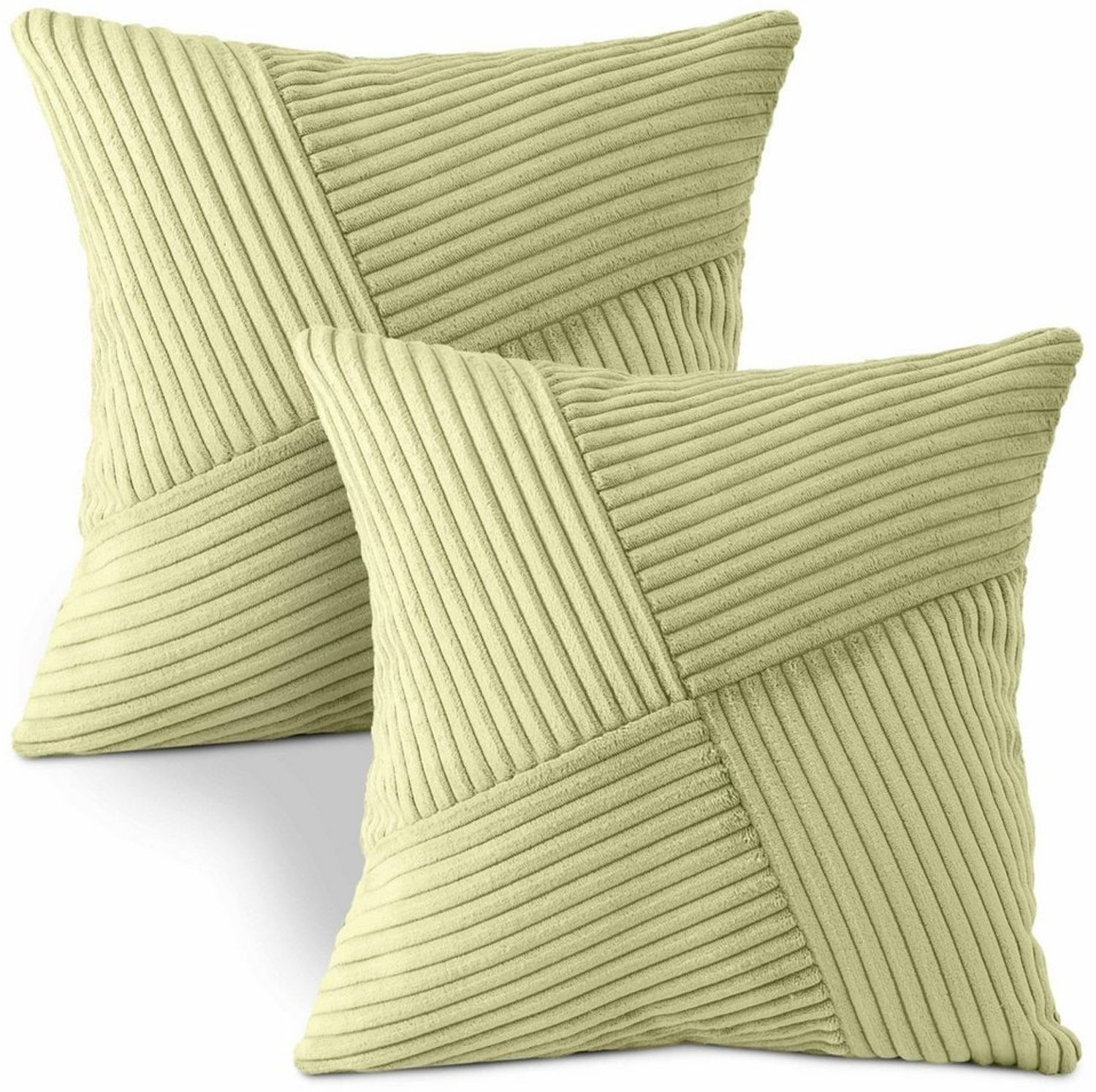 Amilian Kissenbezüge - 2er Set Kissenhüllen - Kissenbezug - Zierkissenbezüge, (2 Stück), 40x40 cm, Kissenhülle für Sofakissen, Dekokissen, Zierkissen, Kissen Bild 1