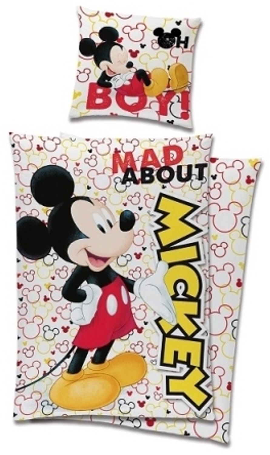 Mickey Mouse Bettwäsche 150 x 210 cm – 100 % Baumwolle Bild 1