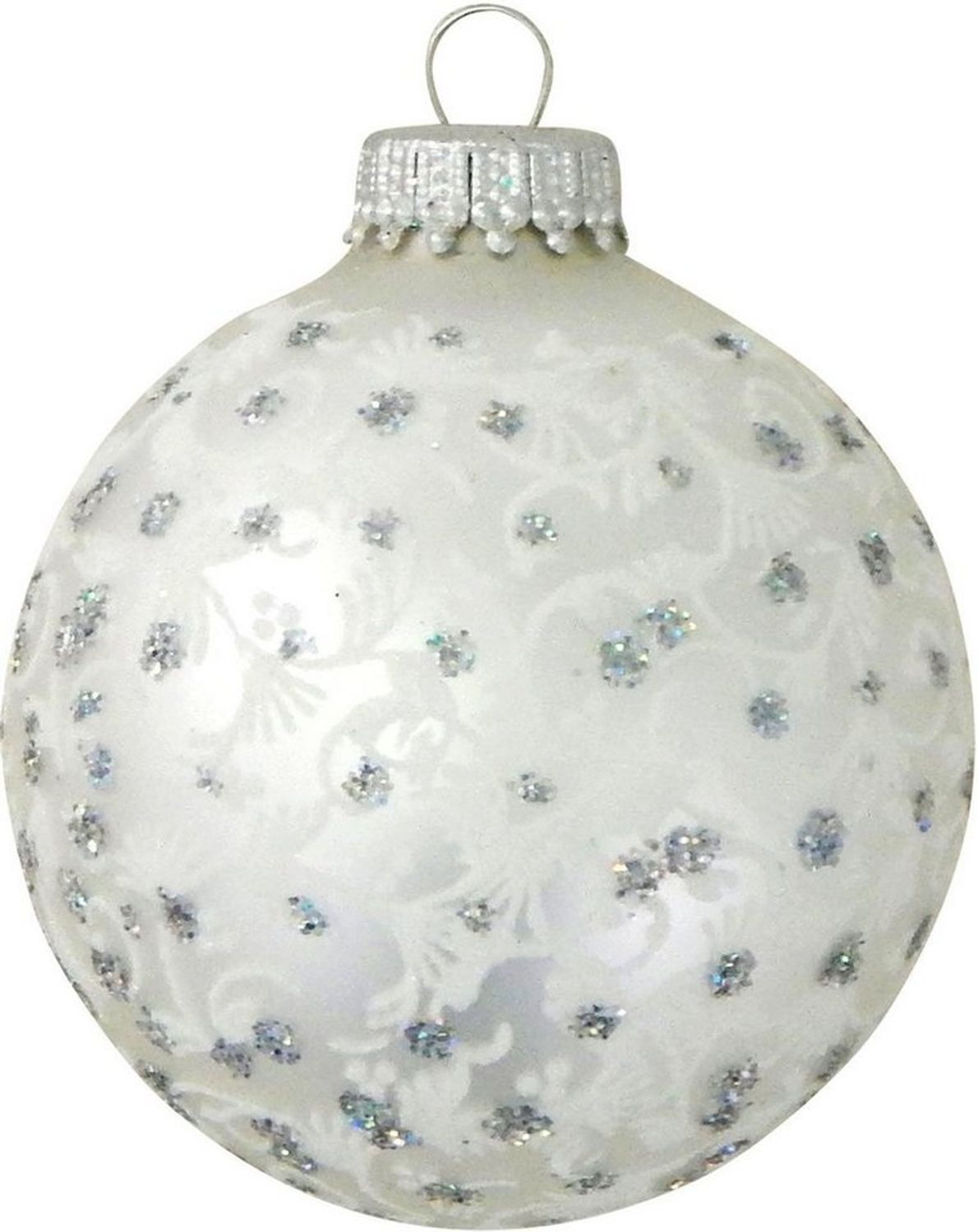 Krebs Glas Lauscha Weihnachtsbaumkugel CBK72789 (4 St) Bild 1