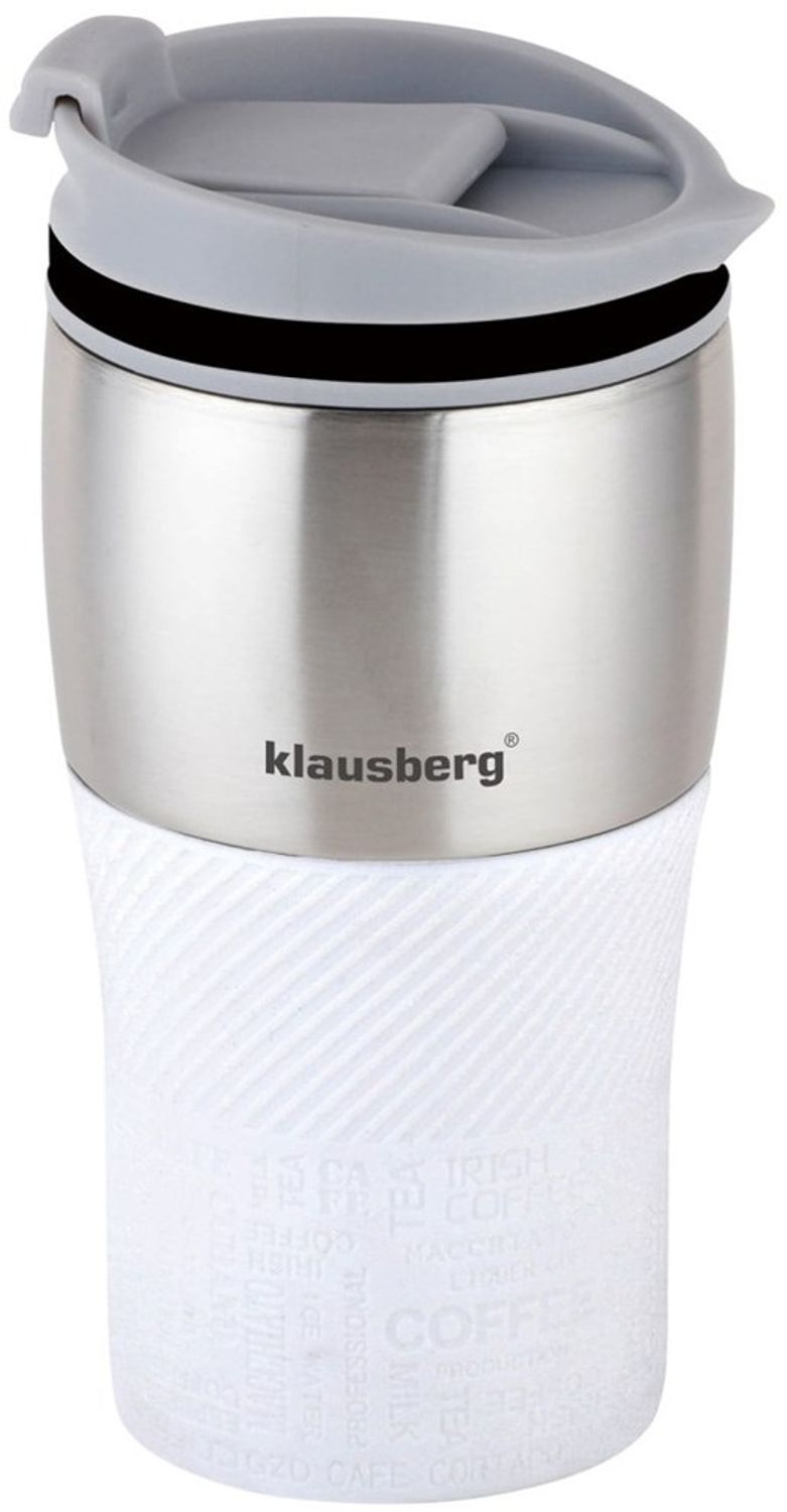 Klausberg Klausberg Thermobecher 320ml weiß KB7627 Bild 1