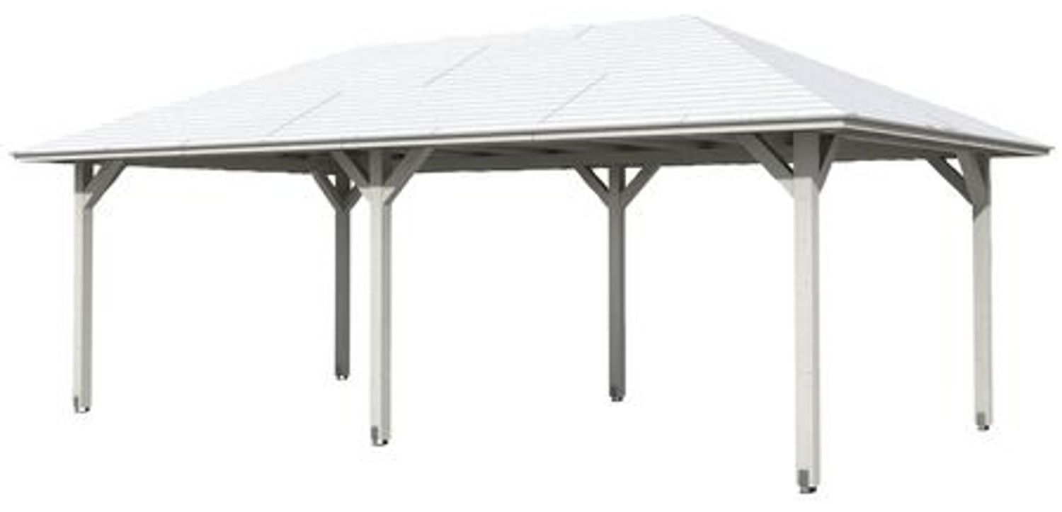 SKANHOLZ Pavillon, Zeltdach, viereckig, BxT: 439x786 cm weiß Gartenpavillon Bild 1