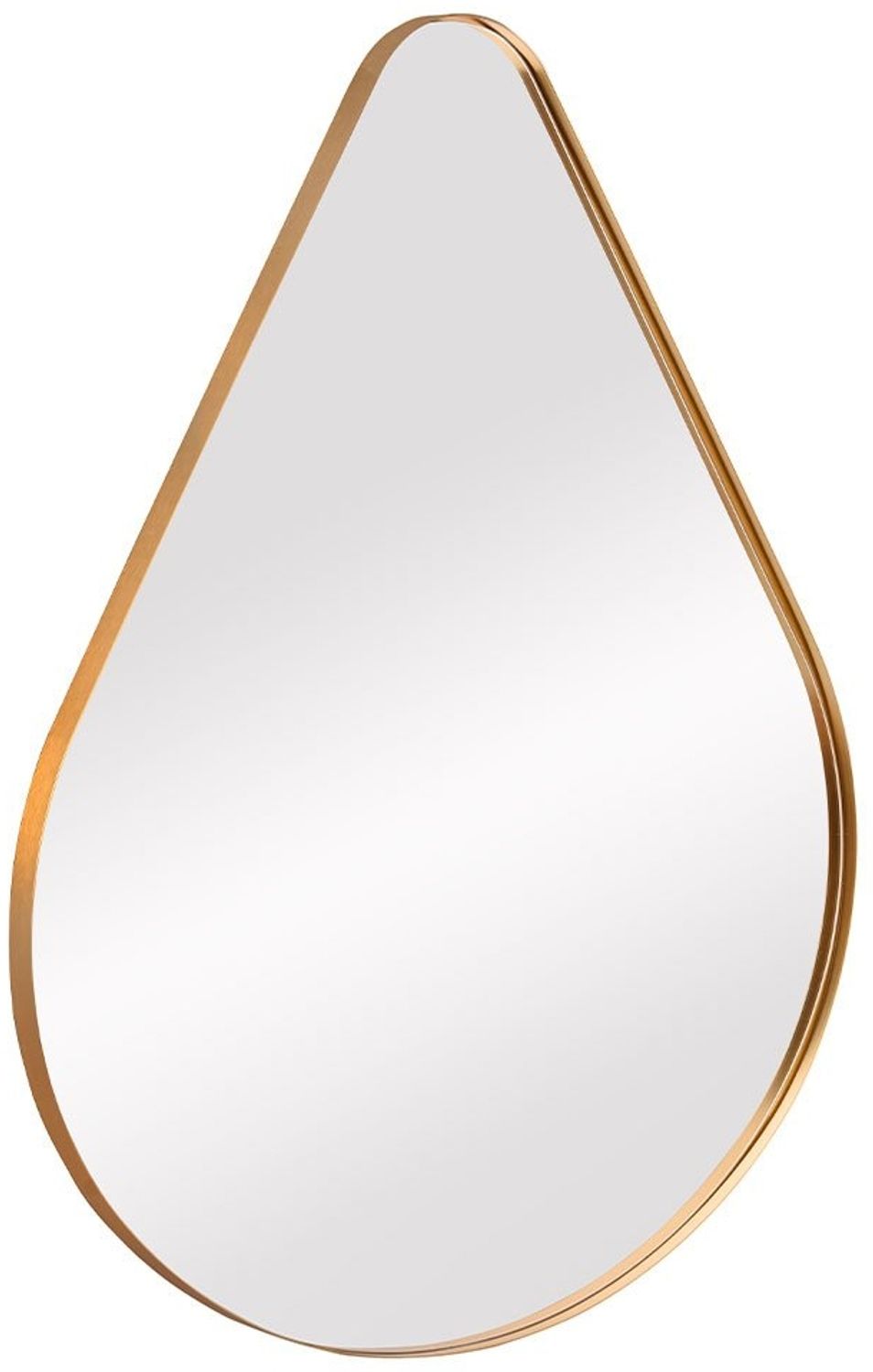 Rahmenspiegel Bella / Britta, Glas, Metall, Verspiegelt, Gold Bild 1