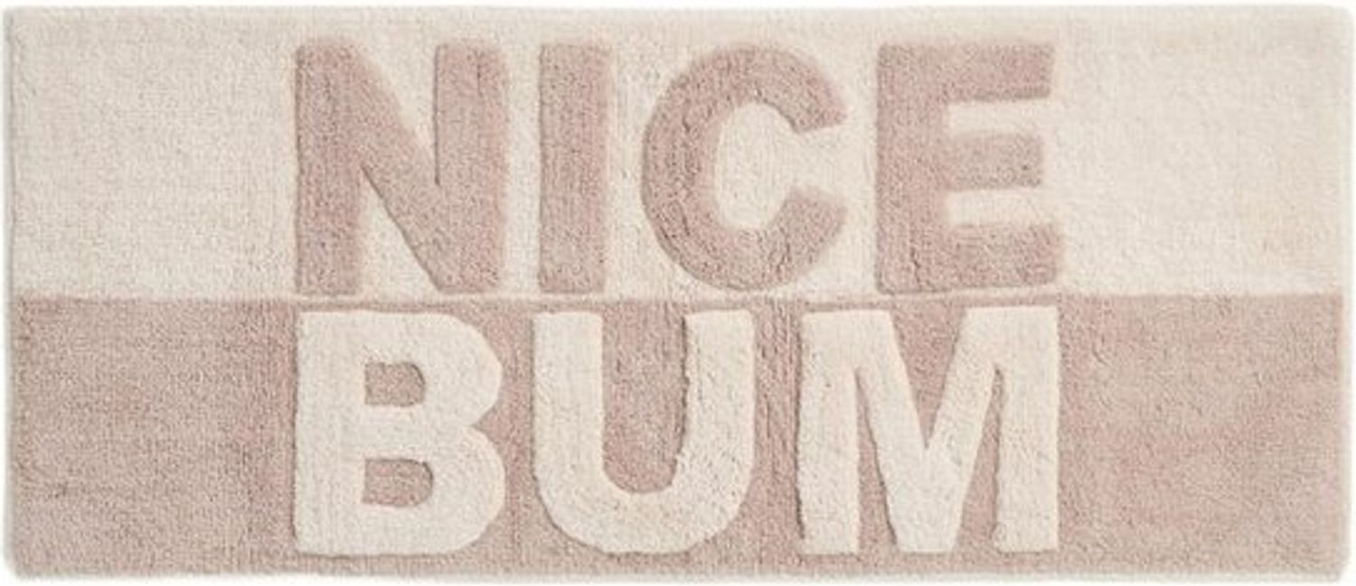 Next Badematte Nice Bum Badematte aus 100 % Baumwolle, Baumwolle Bild 1
