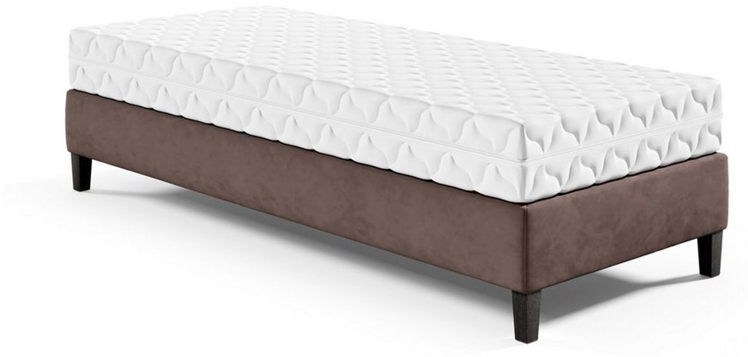 Best for Home Boxspringbett Rahmen – Massivholz, 12 cm Füße, Stabil & Zuverlässig (Seniorebett, Matratze, Jugendbett, Kinderbett, 70x200 80x200 90x200 100x200 cm), Komfortbett, Boxspringgestell, flexible Liefermöglichkeiten Bild 1