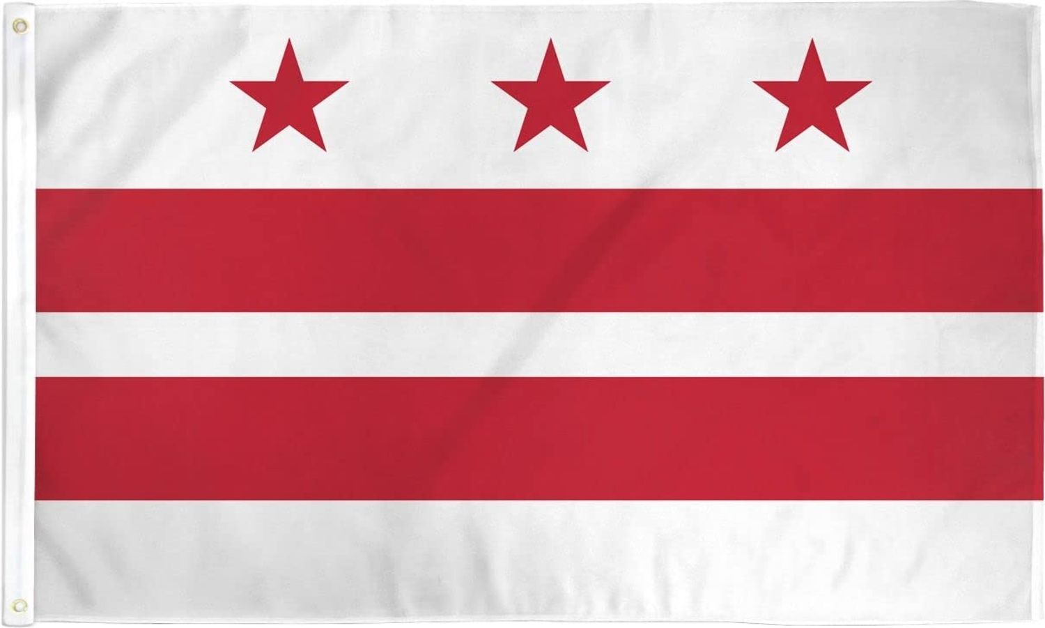 AZ FLAG - Flagge Washington Dc - 150x90 cm - District Of Columbia Fahne 100% Polyester mit Messing-Ösen - 110g Bild 1