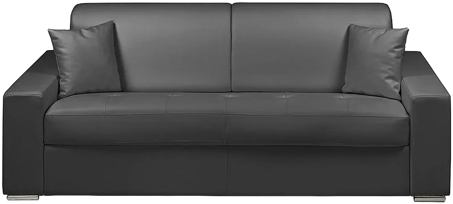 Schlafsofa 4-Sitzer EMIR - Schwarz - Liegefläche: 160 cm - Matratzenhöhe: 14 cm Bild 1