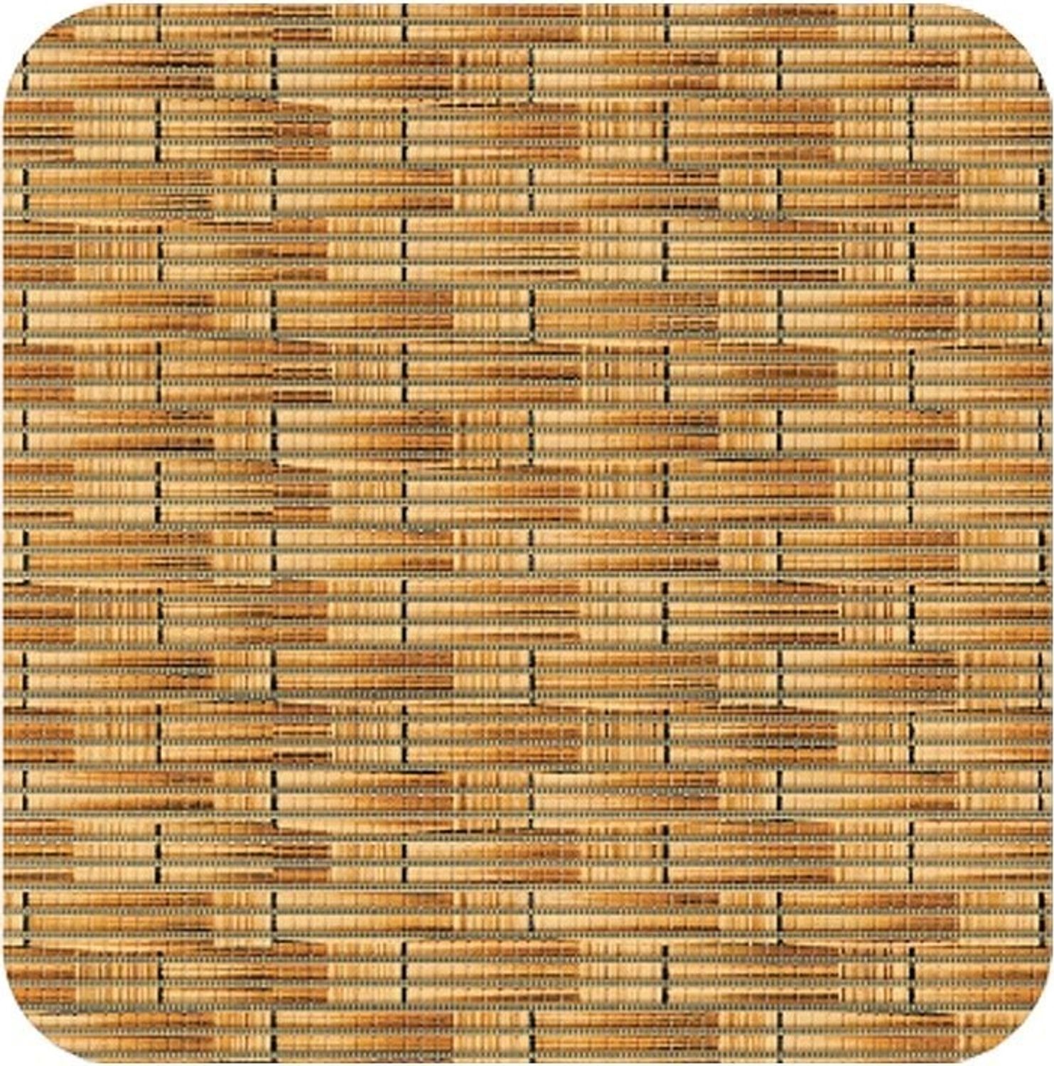 matches21 HOME & HOBBY Badematte Badezimmer-Matten 2er Set als Bad-Teppiche Rattan braun 80, 48 cm, Höhe 4.8 mm, Kunststoff, Rutschfeste Bad-Matten als Badezimmerteppiche für Wand-WC Bild 1