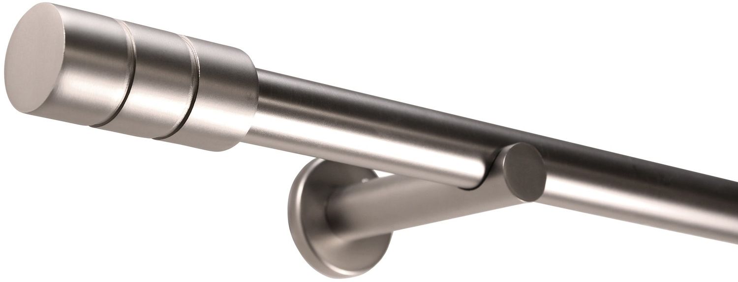 Deco-Raum® Gardinenstange Zylinder 25mm 1-läufig | Länge: 120cm | Material: Metall | Farbe: Bild 1