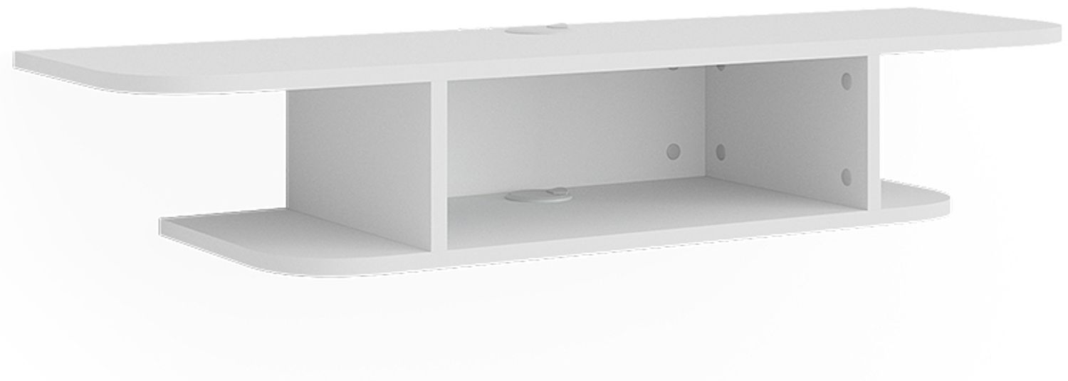 Tv-Schrank Lorio Weiß 105 x 18.2 cm offene Fächer Vicco Bild 1
