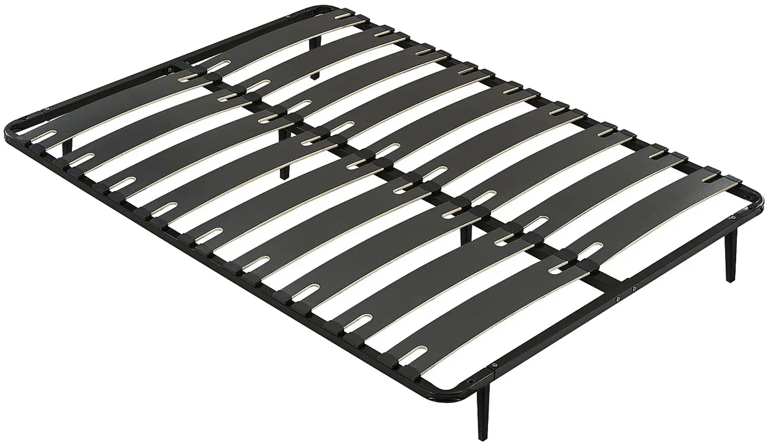 Vente-unique - MONTIANO Lattenrost und Bettrahmen MetallMetall Schwarz - B 3 cm138 cm x H 25 cm5 cm x L 12 cm188 cm Bild 1