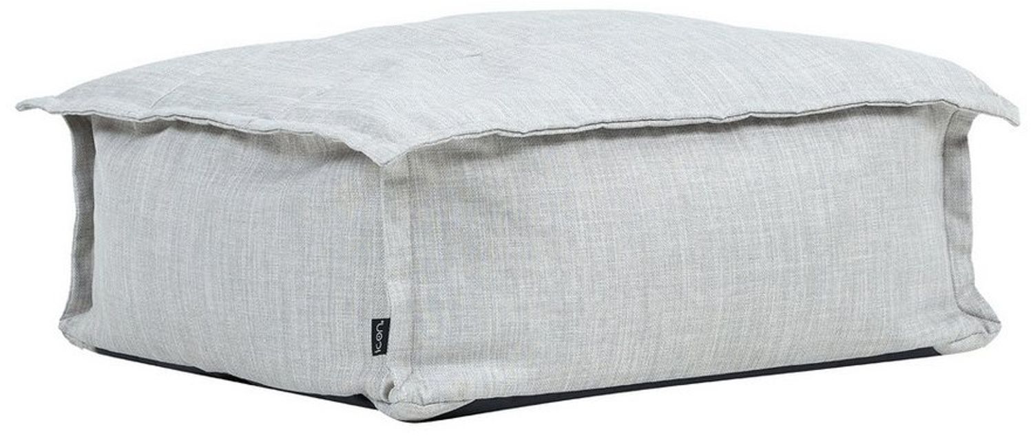 icon Sitzsack Fußhocker für den Innen- und Außenbereich "Vita", mit Füllung, Made in Germany, Sitzhocker, Fußstütze, Sitzpouf, wetterfest Bild 1