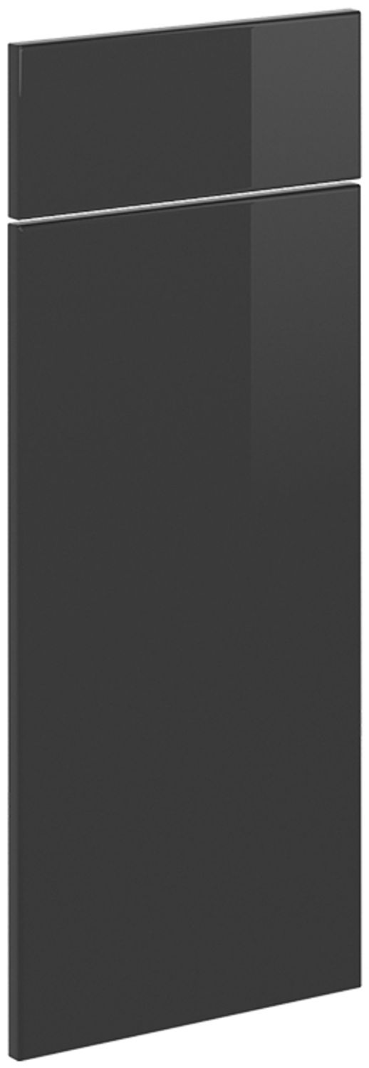 Küchenfront R-Line Anthrazit Hochglanz 29.6 x 70.8 cm Möbelfront für den Schubunterschrank Vicco Bild 1