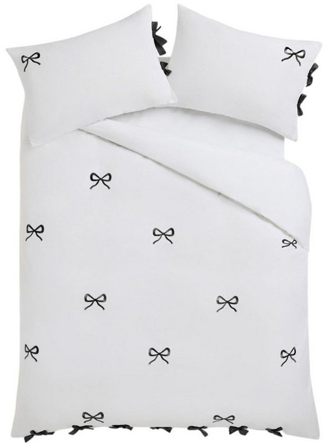 Next Bett-Set Bettgarnitur mit Schleifen-Stickerei, Bezug: Baumwolle, Polyester (recycelt) Bild 1