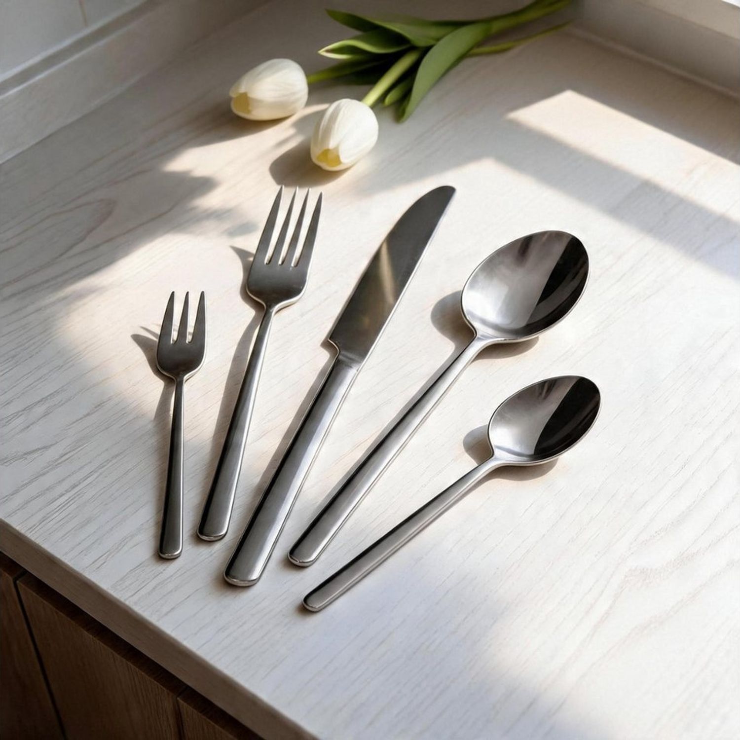 Mulex Besteck-Set Mississippi (30-tlg), 6 Personen, Edelstahl 18/0, spülmaschinengeeignet Bild 1