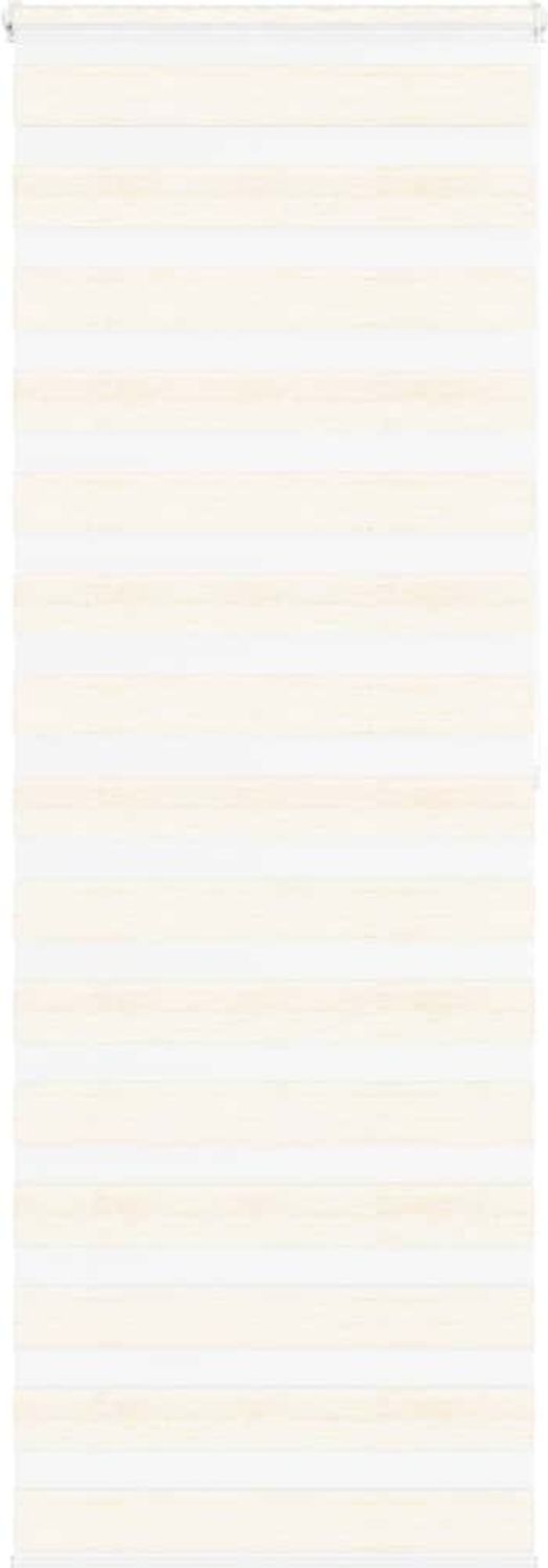 vidaXL Doppelrollo Marmorbeige 75x200 cm Stoffbreite 70,9 cm Polyester 4014672 Bild 1