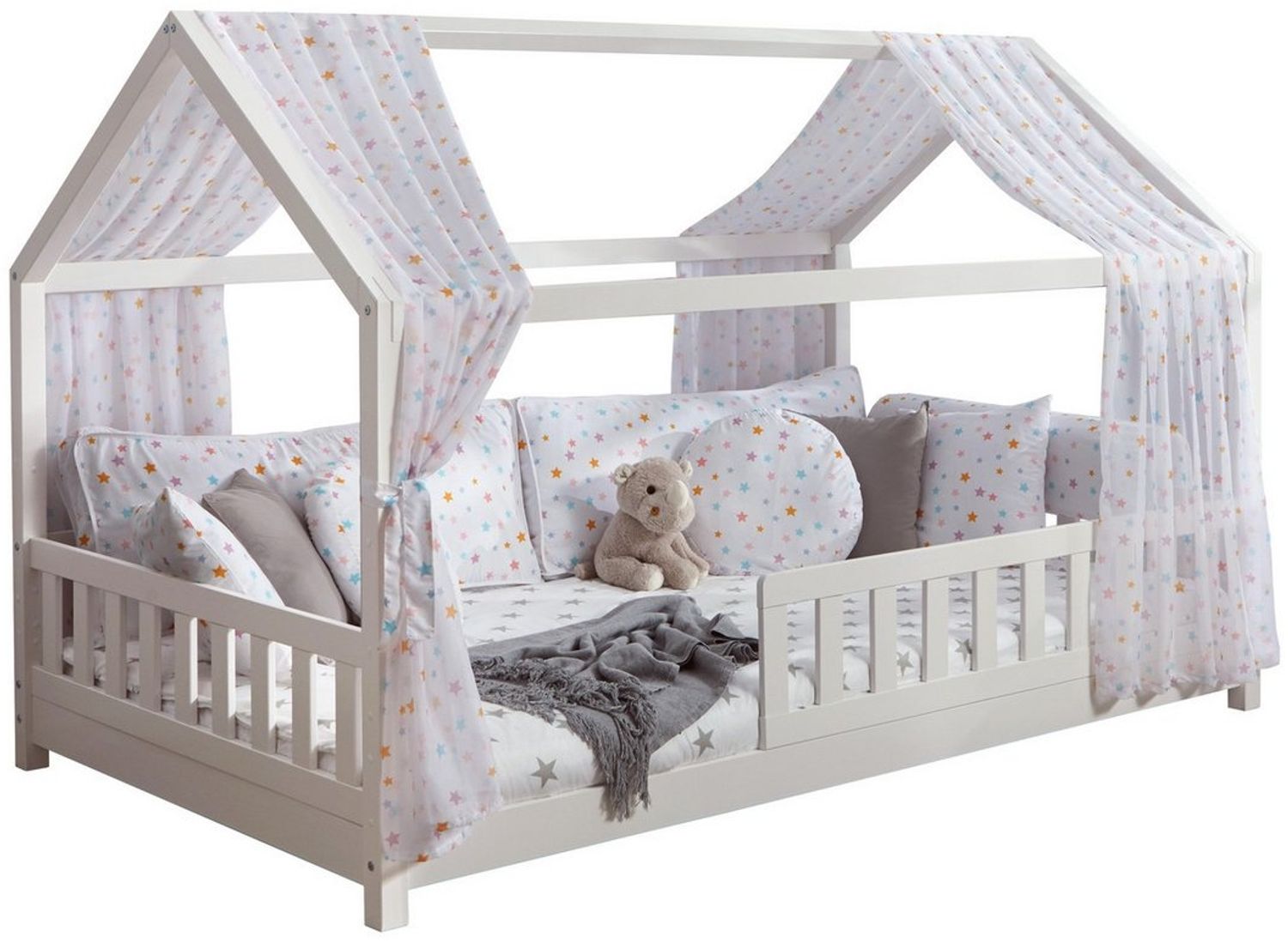 Tüll-Set - Betthimmel für Hausbett Bild 1