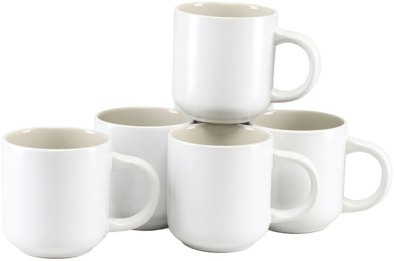 LeGer Home by Lena Gercke Becher Tassen-Set Nayela, 6-tlg, Steinzeug, spülmaschinengeeignet, mikrowellengeeignet, modern Bild 1