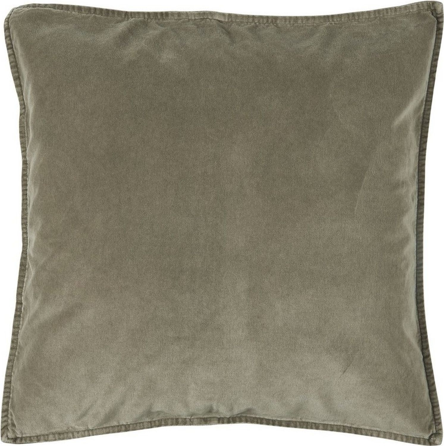 Kissenbezug Kissenhülle Samt Velour Linen Grau 52x52cm Ib Laursen 6230-76 Bild 1
