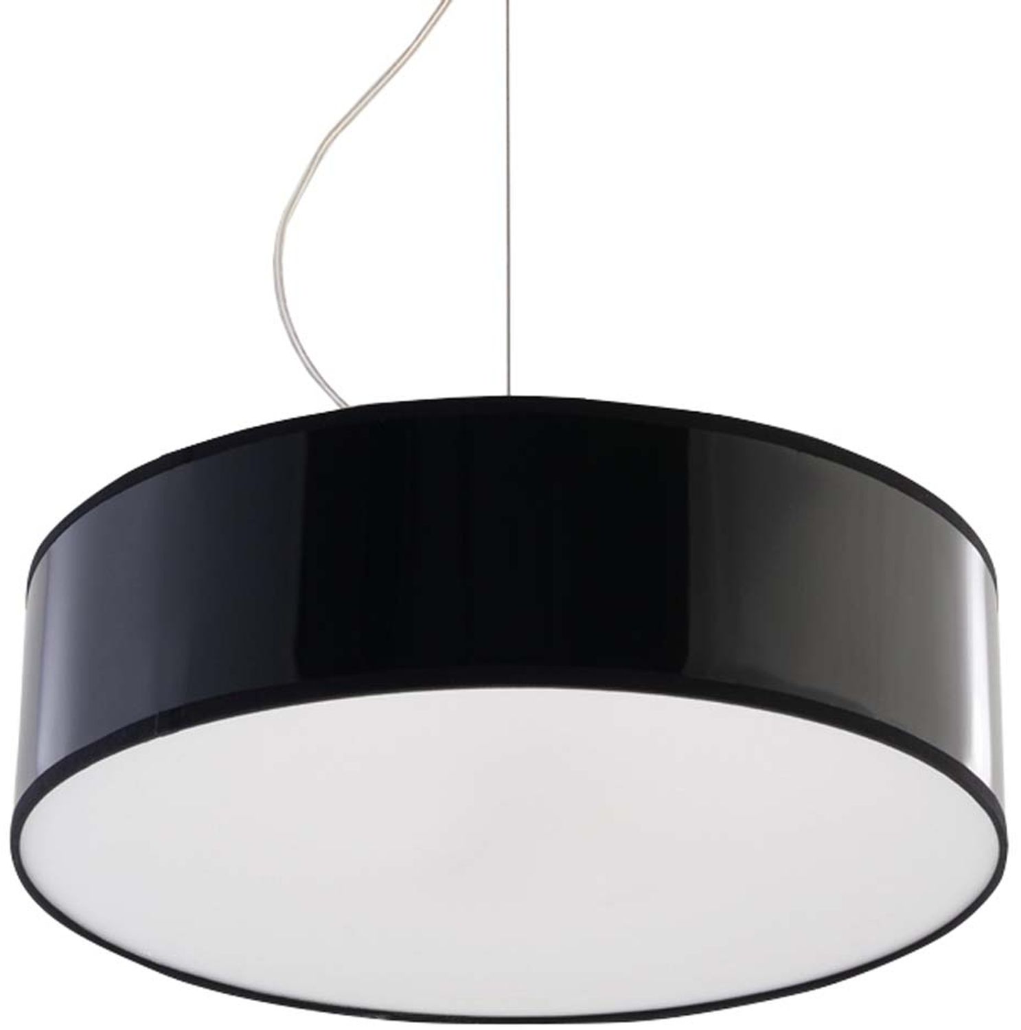 Pendelleuchte, Schwarz, PVC Bild 1