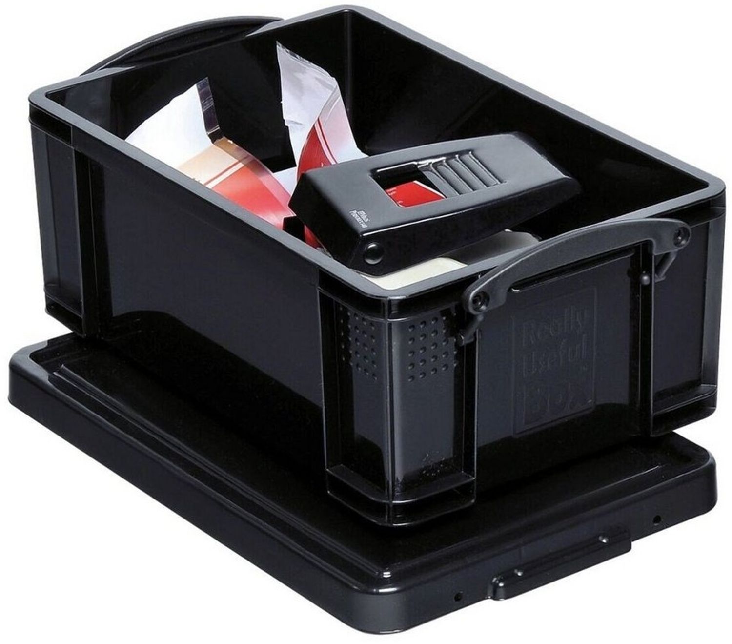 REALLYUSEFULBOX Aufbewahrungsbox, 9 Liter, verschließbar und stapelbar Bild 1