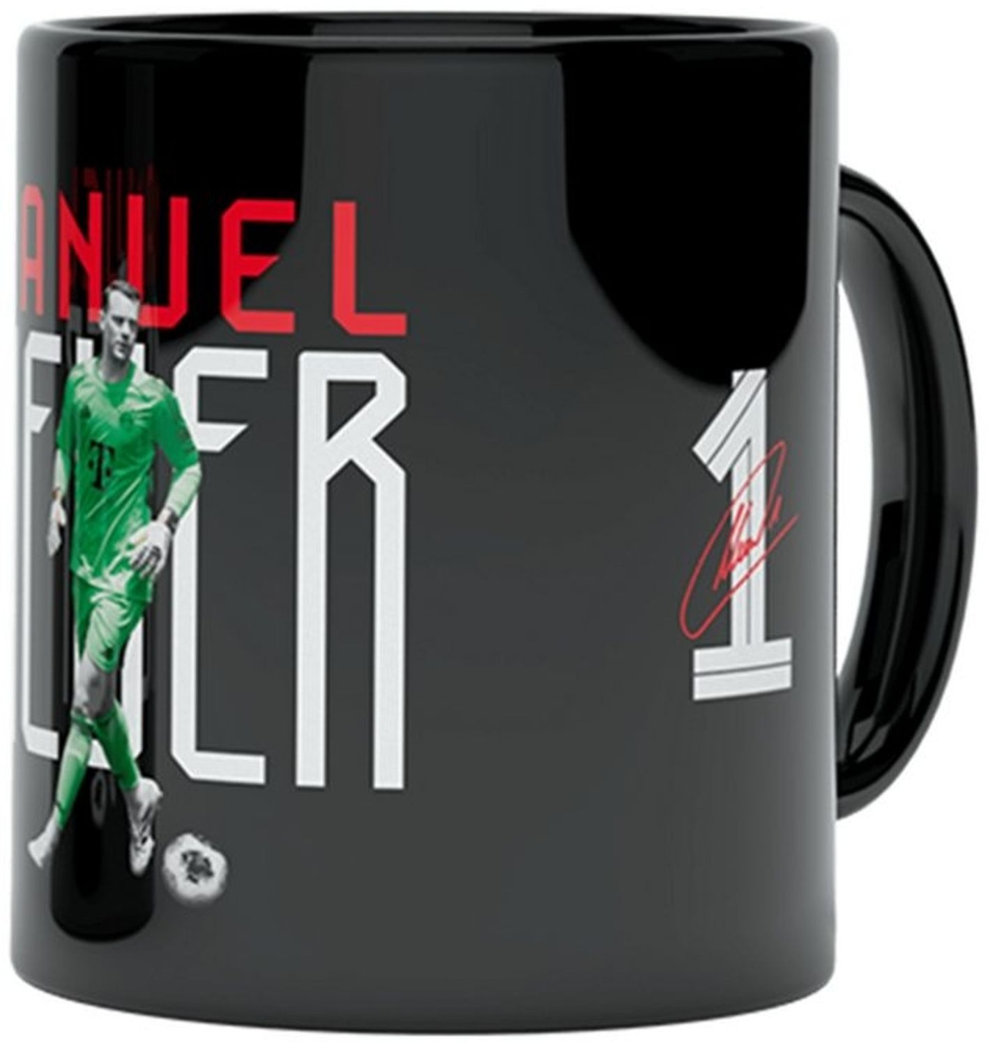 FC Bayern München Tasse Tasse Neuer 0,3 l I Schwarz, Keramik Bild 1